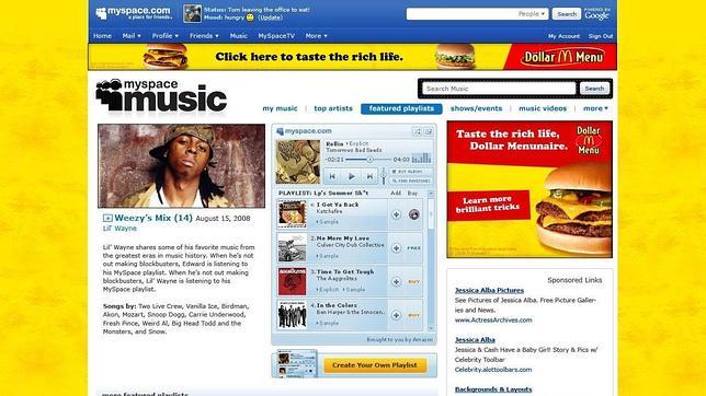 Ni los fundadores de MySpace actualizan sus páginas