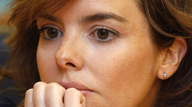 Soraya Sáenz de Santamaría: «El mito de Rubalcaba ha caído»
