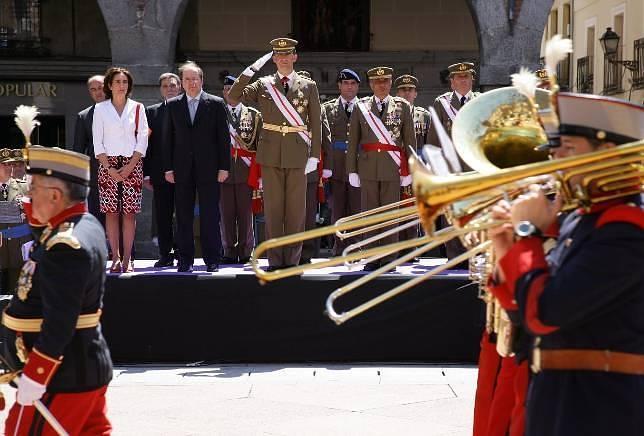Don Felipe preside el centenario del Cuerpo de Intendencia en Ávila