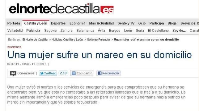 Una mujer de Palencia: errar en los tiempos de Twitter
