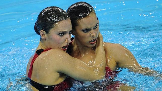 Andrea Fuentes y Ona Carbonell, bronce en la final de dúo libre