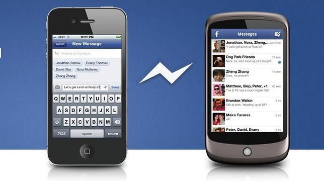 Facebook crea una aplicación de mensajería para móviles