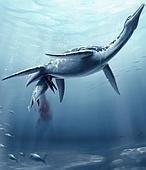 El reptil gigante que paría crías vivas