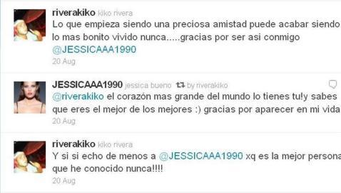 Kiko Rivera y Jessica Bueno confirman su relación en Twitter