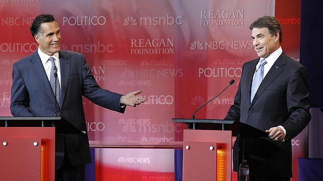 Perry y Romney acaparan el debate republicano televisado