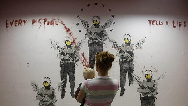 Descubren un mural perdido de Banksy en una galería de Berlín