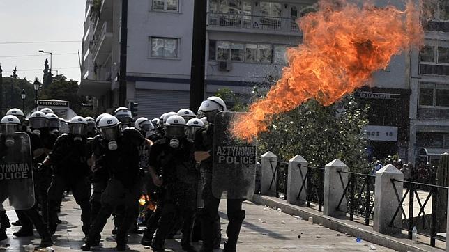 Huelga general en Grecia con manifestaciones reducidas