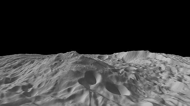 Una montaña tres veces el Everest en el asteroide Vesta