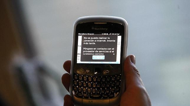 Los problemas de conexión de la Blackberry se extienden a EE.UU.