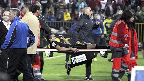 Pedro, de dos a tres semanas de baja