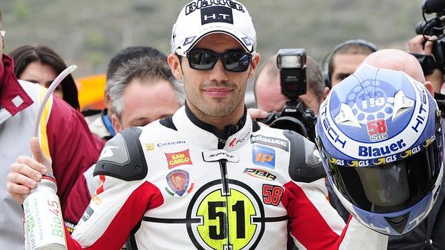 Pirro logra el mejor tiempo en una sesión truncada por la lluvia