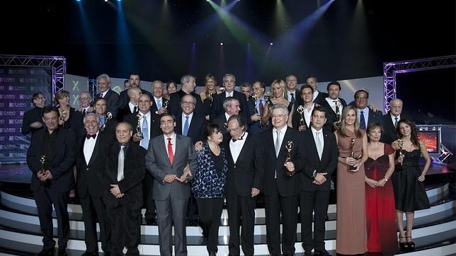 Albert Castillón y José Antonio Abellán reciben sus Antenas de Oro