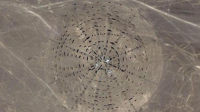 ¿Qué son estas gigantescas estructuras chinas visibles desde el espacio?