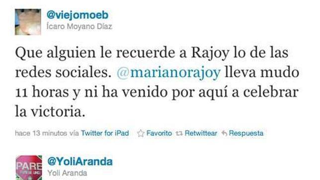 Los «tuits» más divertidos de la noche electoral