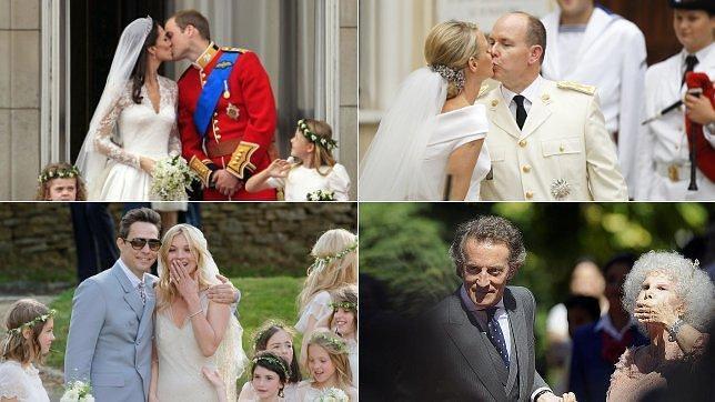 Cayetana y Alfonso, Guillermo y Catalina o Alberto y Charlene: las bodas del año