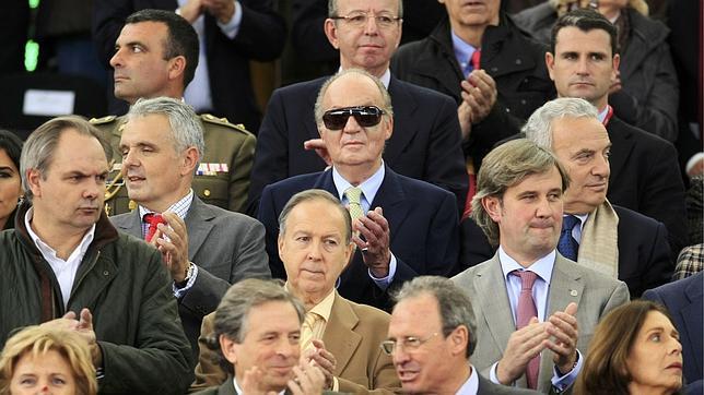 El Rey asiste en el Estadio de La Cartuja a la jornada inaugural de la final