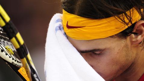 Nadal jugó infiltrado contra Del Potro