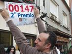 Un afortunado con el segundo premio de la Lotería de Navidad 2010: «No nos ha dado tiempo a gastarlo»