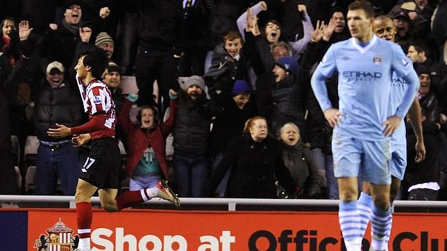 El Manchester City cae ante el Sunderland y siente el vértigo del liderato