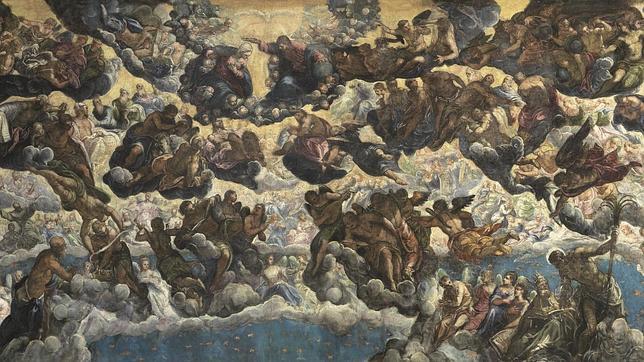El Thyssen restaurará a vista del público «El Paraíso», de Tintoretto