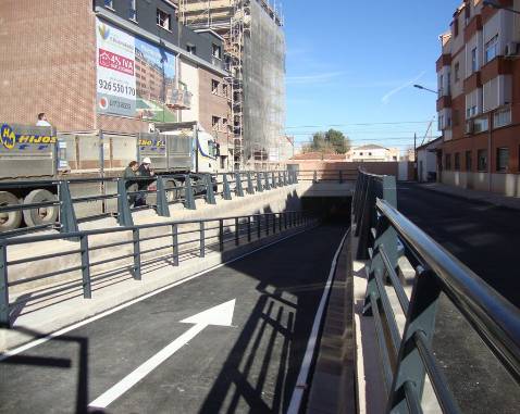 El túnel de la Rondilla se abrirá hoy al tráfico en Alcázar