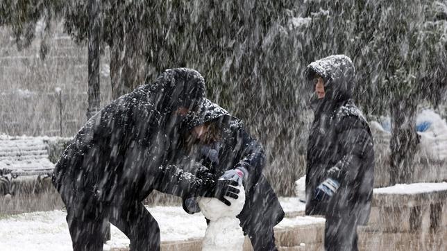 Palma vive la nevada más importante desde el año 1956