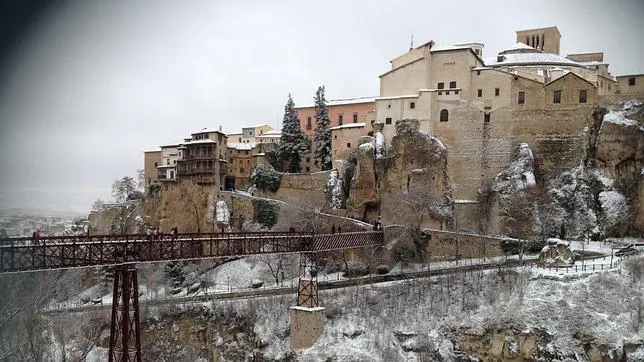Cae la primera nevada en Cuenca