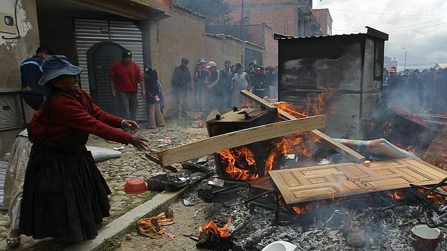 Evo Morales desencadena un intento de linchamiento