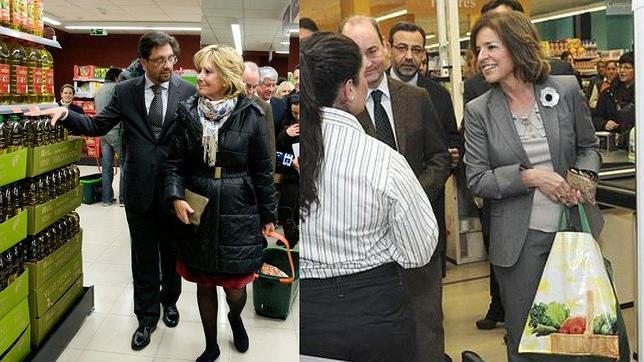 Botella y Aguirre estrenan el nuevo Mercadona del ABC Serrano