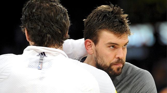 El abrazo de los Gasol