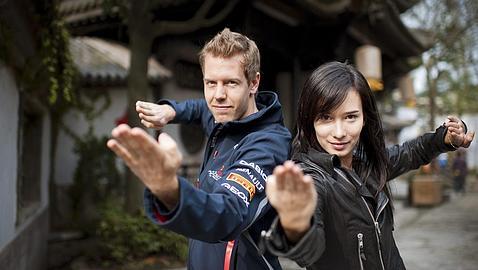 Vettel hará una película de Kung Fu