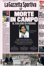 Un coche policial retrasó el acceso de la ambulancia que debía socorrer a Morosini