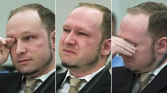 Breivik se emociona con el visionado del vídeo propagandístico que difundió antes de la matanza