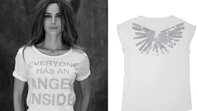 Ariadne Artiles y Swarovski diseñan una camiseta benéfica