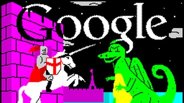 El Spectrum y San Jorge comparten el «doodle» de Google en Reino Unido