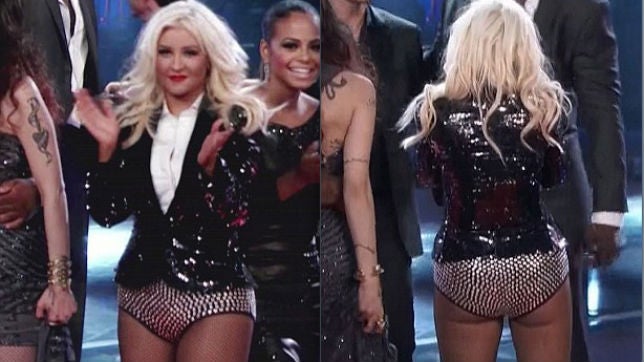 Christina Aguilera se olvidó los pantalones en su aparición en «The Voice»