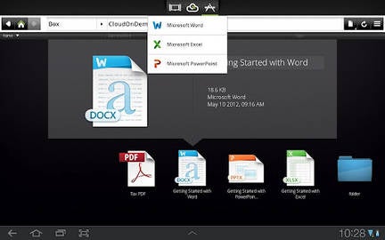 Microsoft Office en tu tableta Android gracias a CloudOn