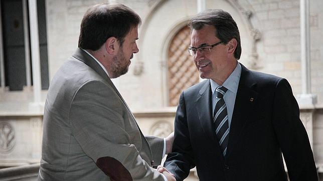 ERC avisa a Mas de que no participará en un pacto fiscal concertado con Rajoy