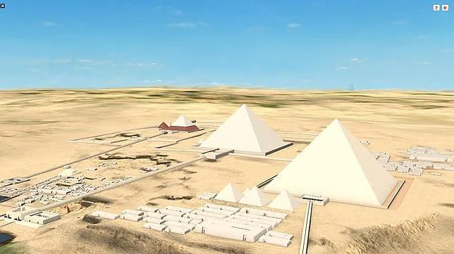 Visita las pirámides de Giza en 3D