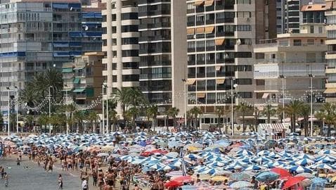 Benidorm permitirá reservar hamacas y sombrillas en la playa desde el móvil