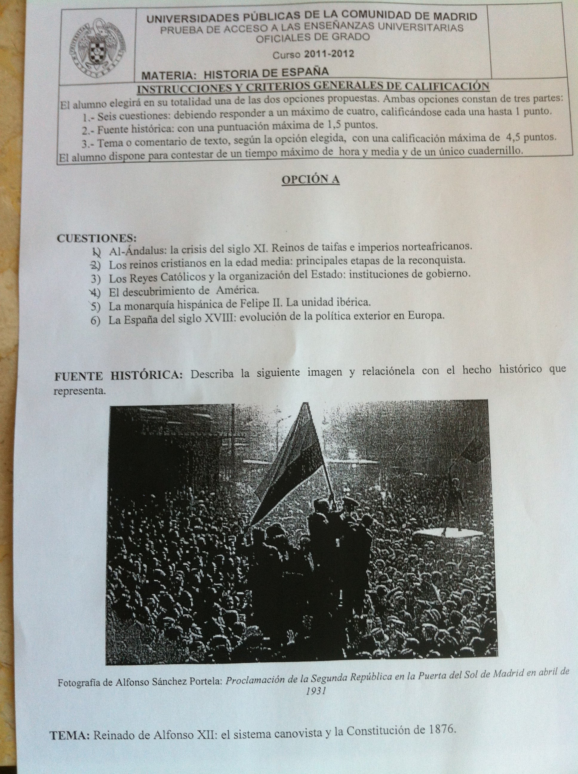 ¿Superarías los exámenes de Selectividad?