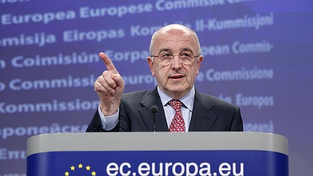 Almunia deja claro que «por supuesto» se impondrán condiciones a España