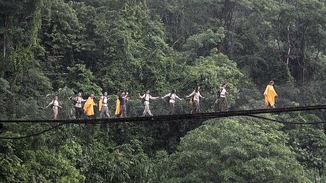 Los expedicionarios, listos para la aventura