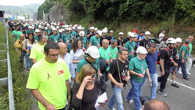 La 'marcha negra' de los mineros avanza hacia Madrid