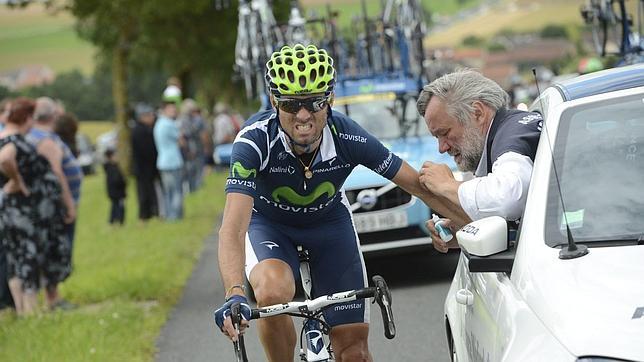 Valverde: «Está claro que el Tour no es mi carrera»