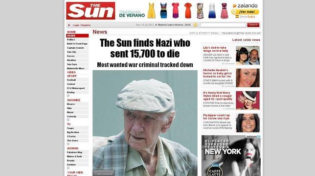 «The Sun» localiza al criminal nazi más buscado