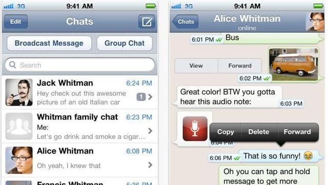 Whatsapp Messenger para iPhone, de nuevo gratis por tiempo limitado