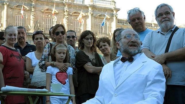 Unamuno pasea por Salamanca