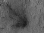 La NASA fotografía los restos del aterrizaje del Curiosity