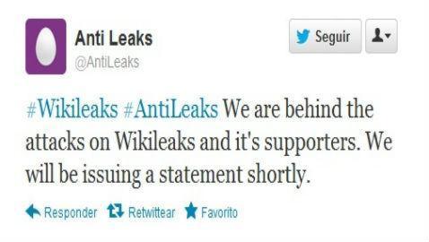 Wikileaks está caído por un ataque de negación de servicio